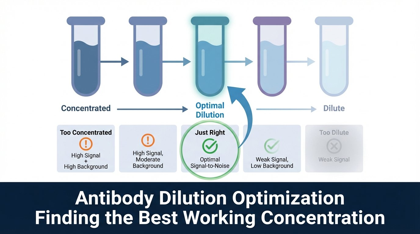 Antibody Dilution Optimization: How to Find the Best Working Concentration