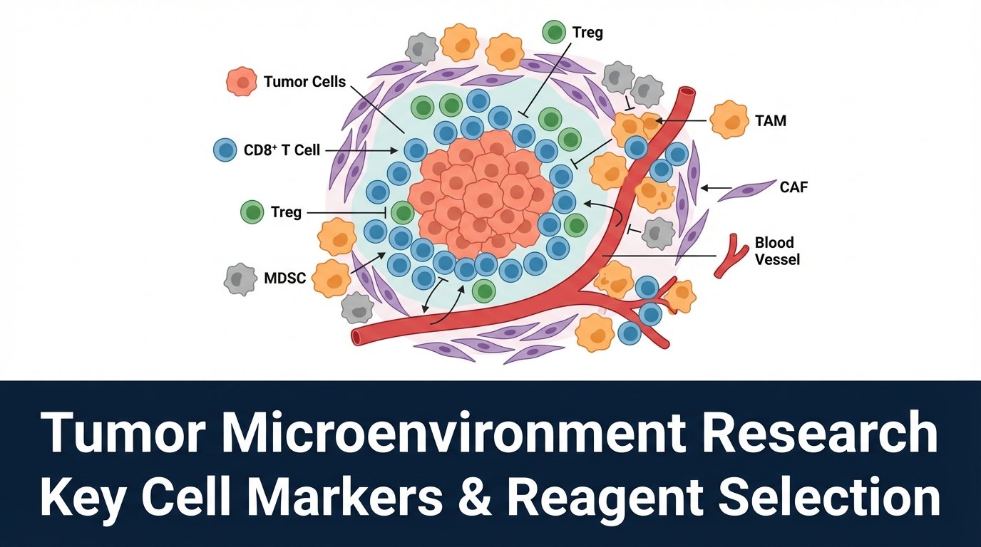 Tumor Microenvironment Research: Key Cell Markers, Signaling & Reagent Selection
