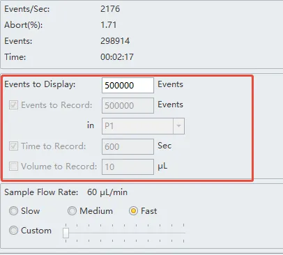 Comparison of threshold settings