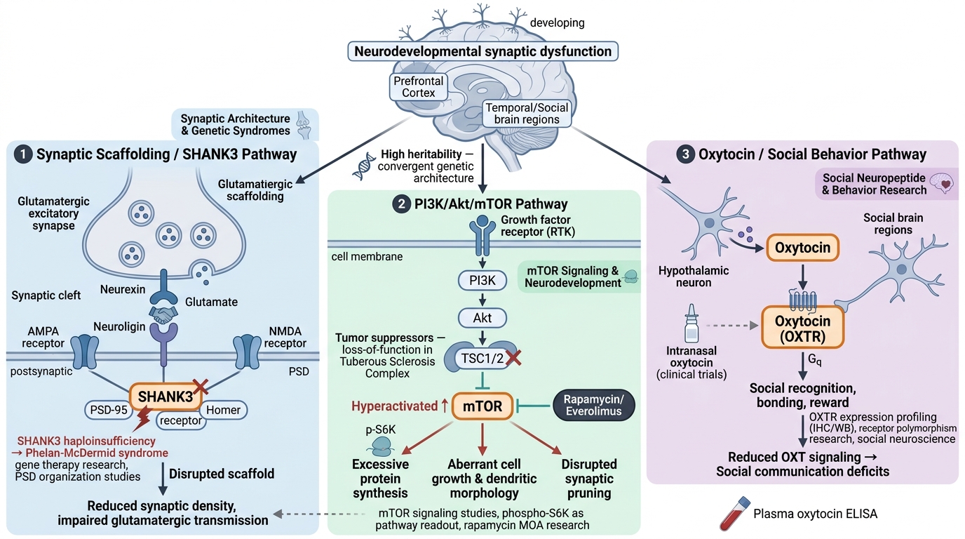 Autism Spectrum Disorder Research Reagents - key pathogenic pathways and research targets