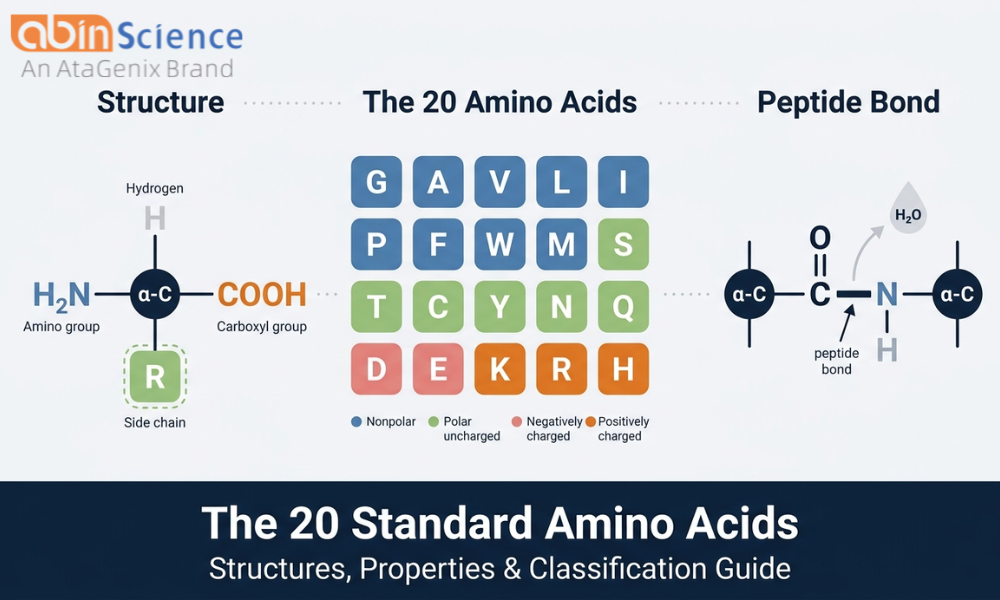 20 Standard Amino Acids: Complete Guide to Structures, Properties & Classification